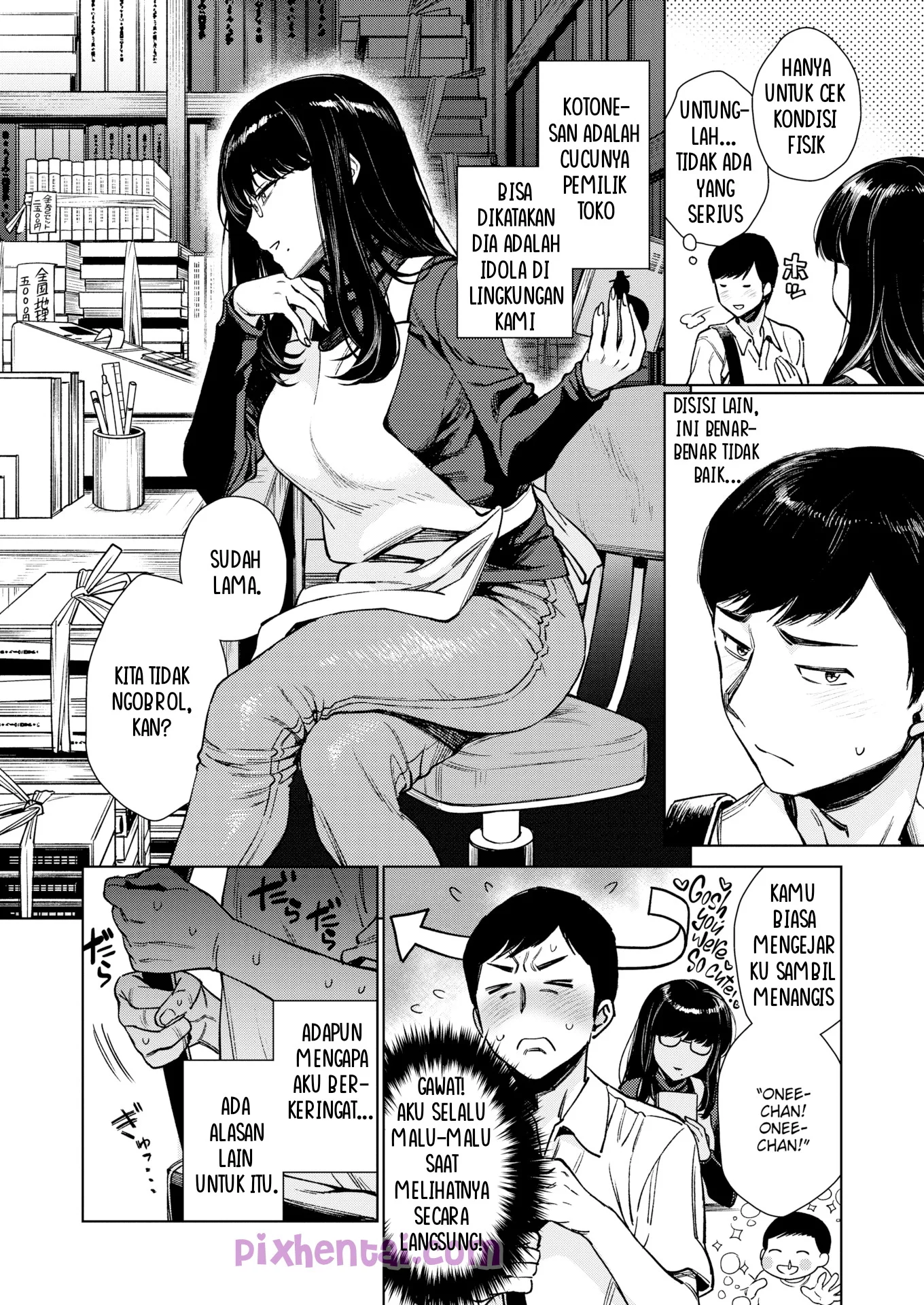Komik hentai xxx manga sex bokep Kotone Tsumugi Penjaga Toko Buku yang sangat Sensual 2